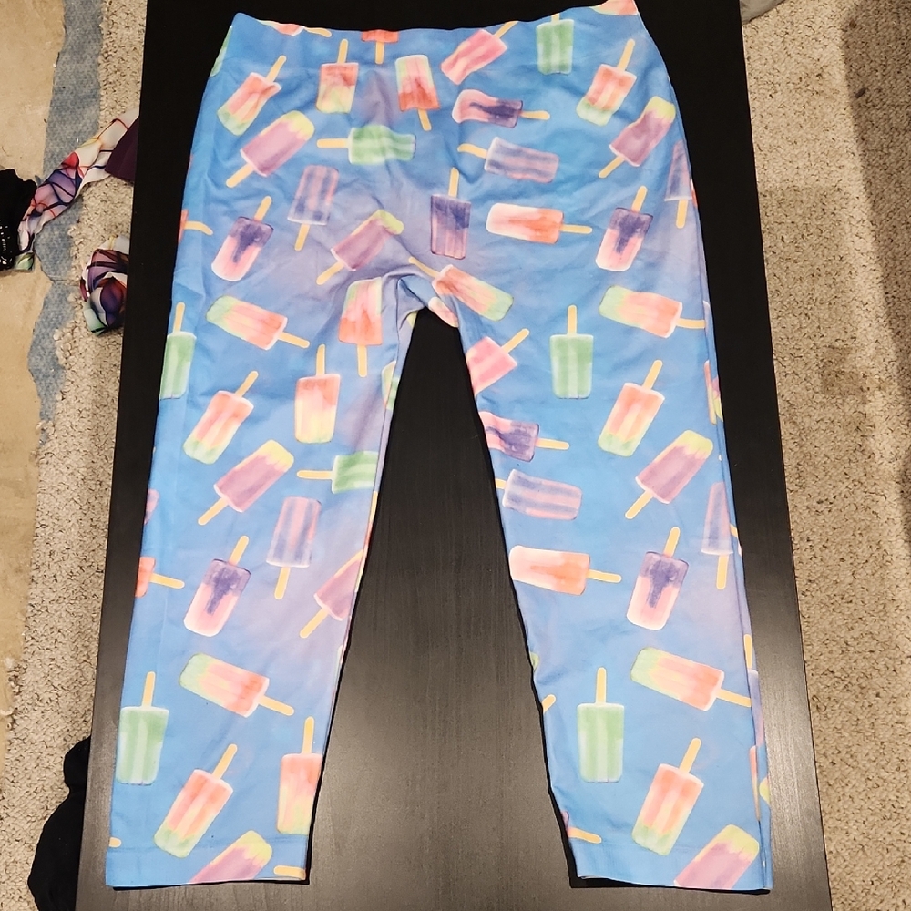 No Boundaries Colorful Popsicle Print Leggings